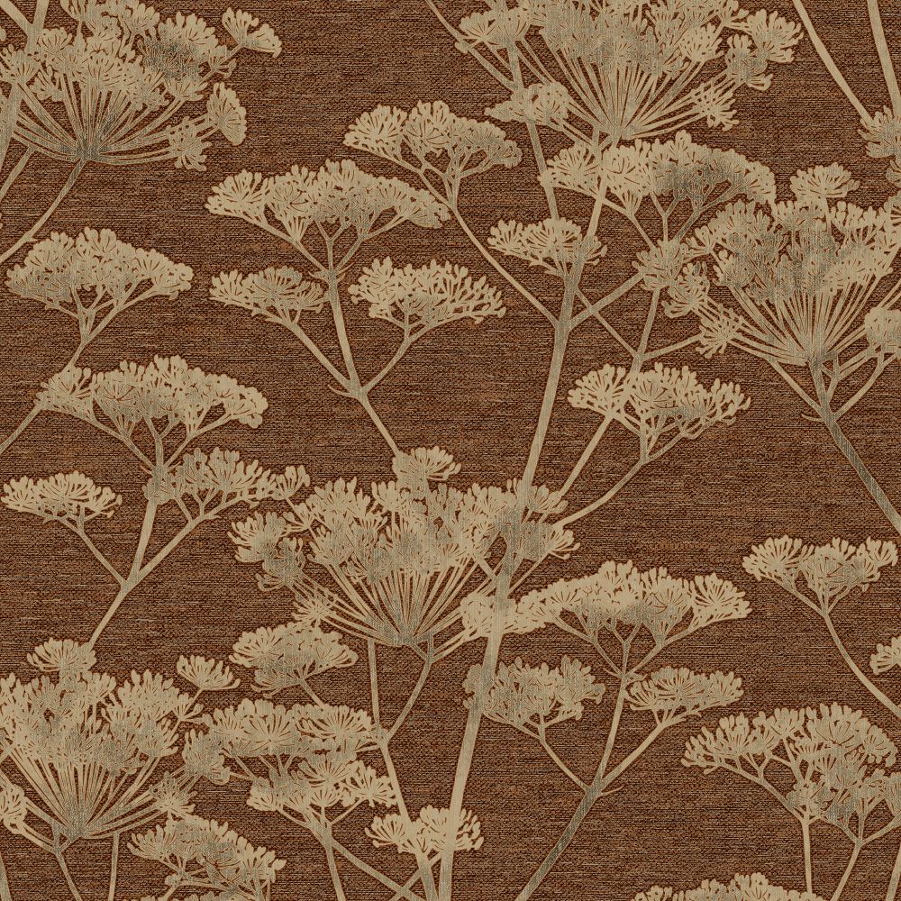 Boutique 120863 Serene Seedhead Ruby Removable Wallpaper