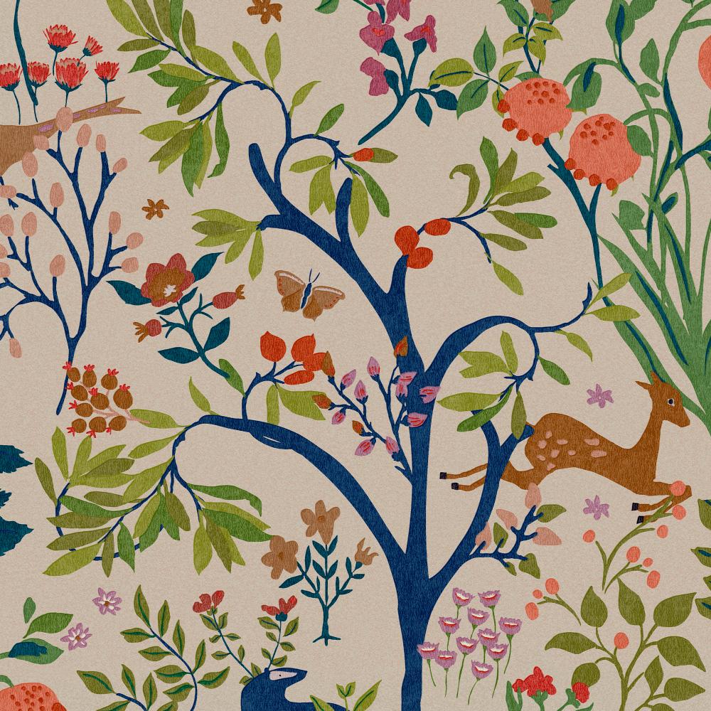 Joules 120871 Enchanted Woodland Antique Crème Wallpaper
