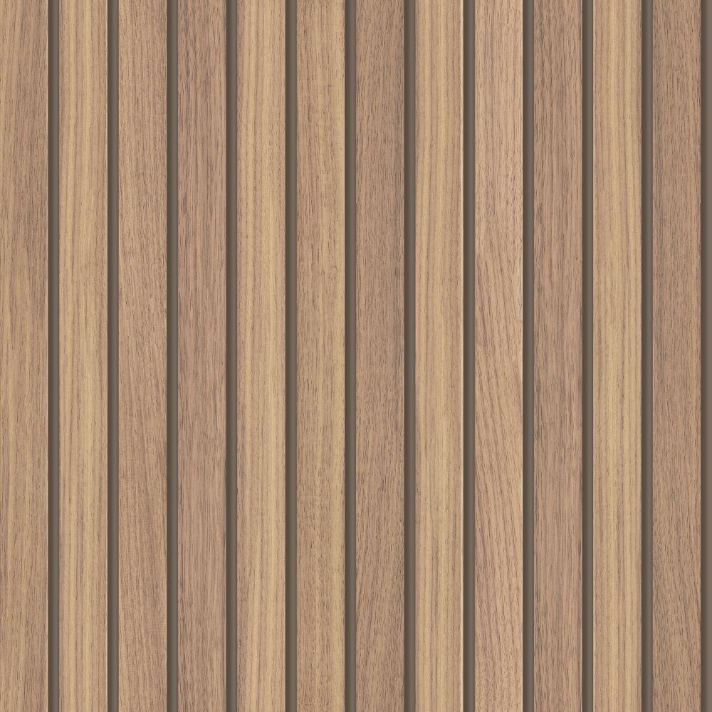 Transform 121720 Transform Wooden Slats Natural Peel and Stick Wallpaper