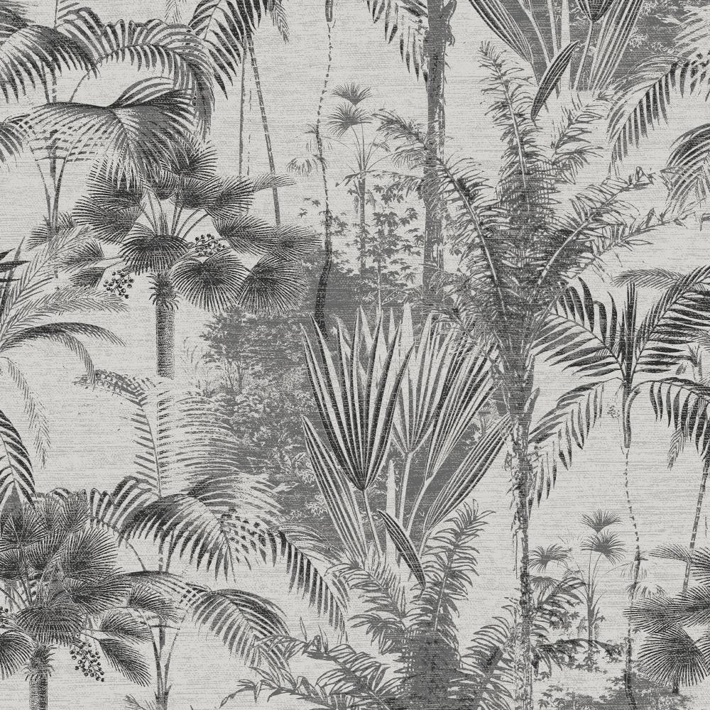 Sublime 121797 Jungle Texture Mono Wallpaper