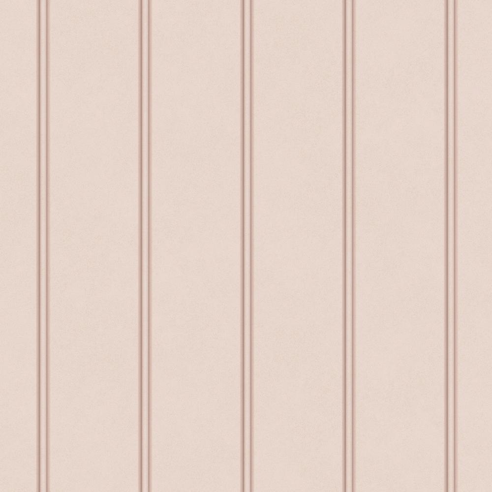 Laura Ashley 122760 Chalford Wood Panelling Plaster Pink Wallpaper