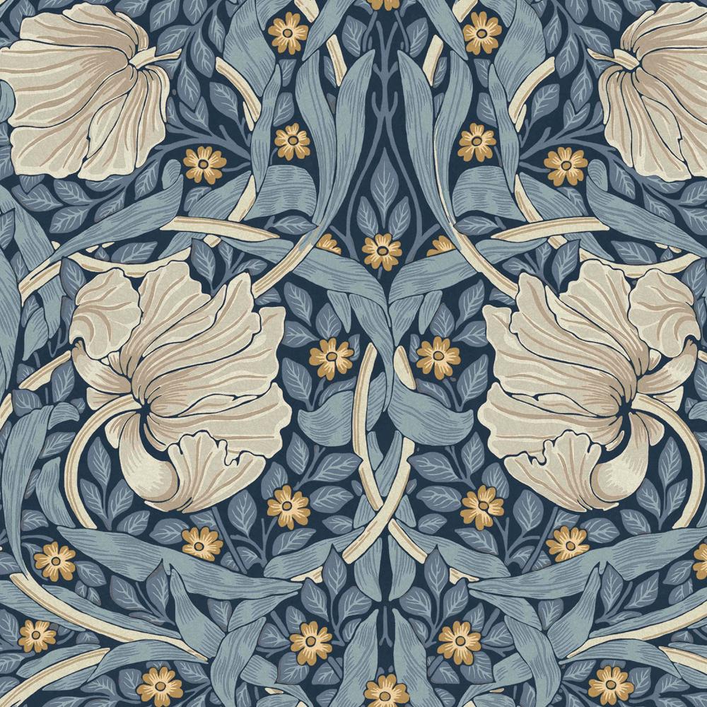 William Morris 124241 Pimpernel Blue Wallpaper