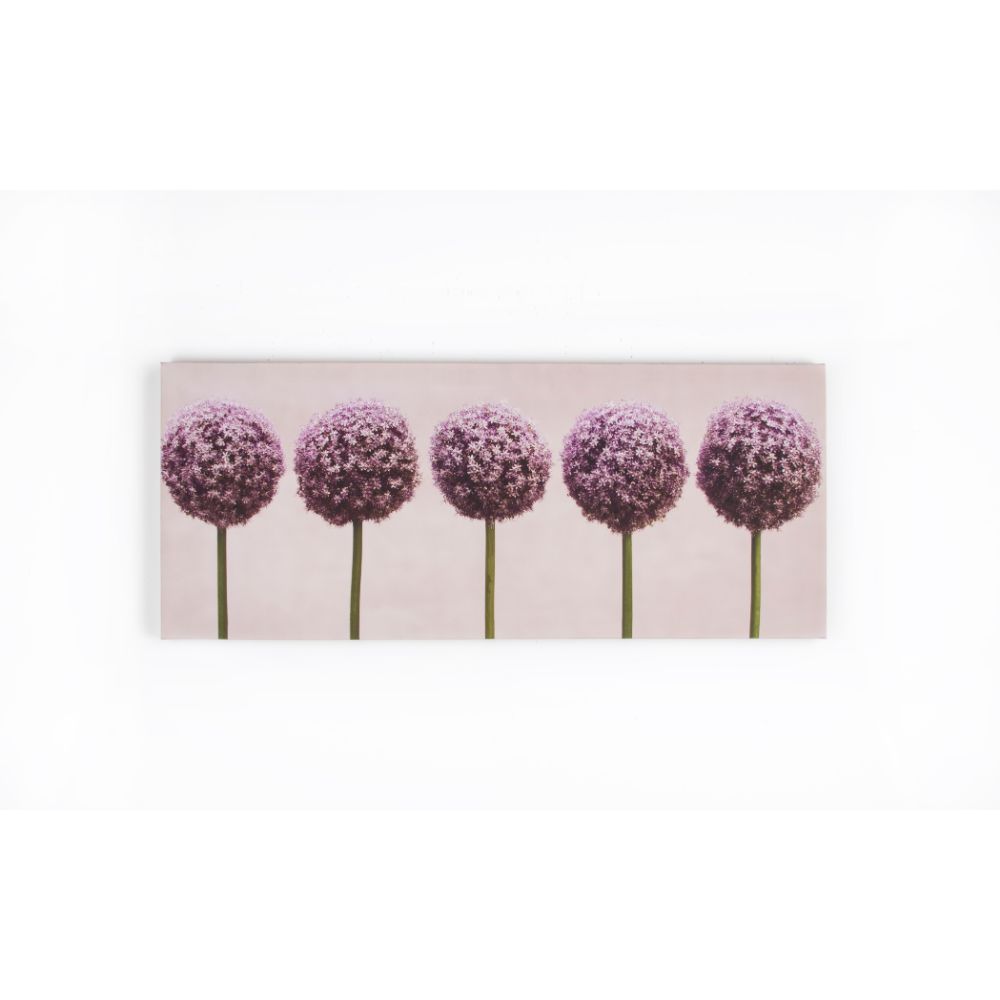 Art For The Home 40-234 Row Of Alliums Printed Canvas Wall Art