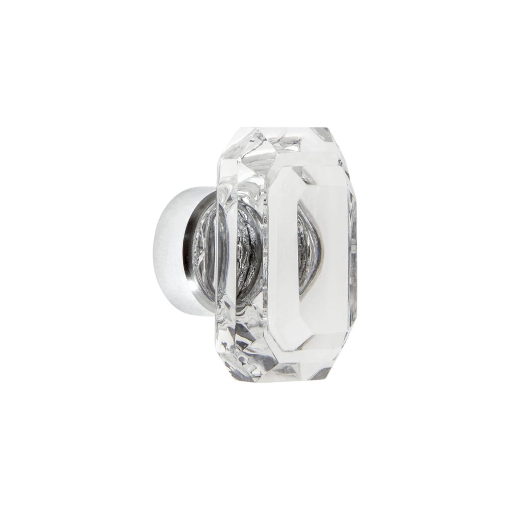 Grandeur CKBBCC40 Grandeur Baguette Clear Crystal 1-9/16” Cabinet Knob in Bright Chrome
