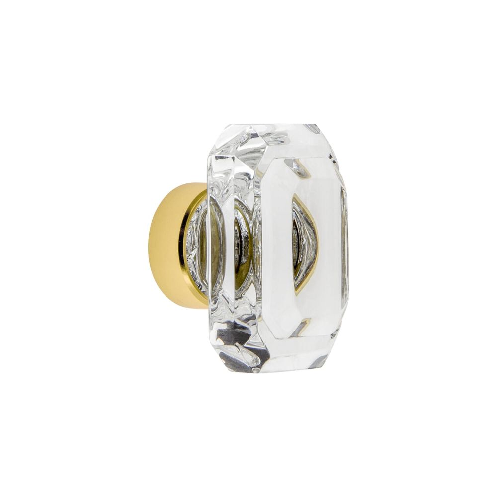 Grandeur CKBBCC40 Grandeur Baguette Clear Crystal 1-9/16” Cabinet Knob in Polished Brass