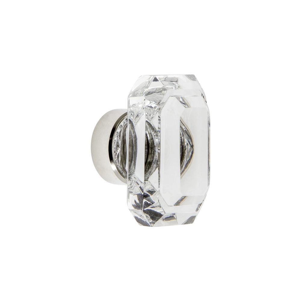 Grandeur CKBBCC40 Grandeur Baguette Clear Crystal 1-9/16” Cabinet Knob in Polished Nickel