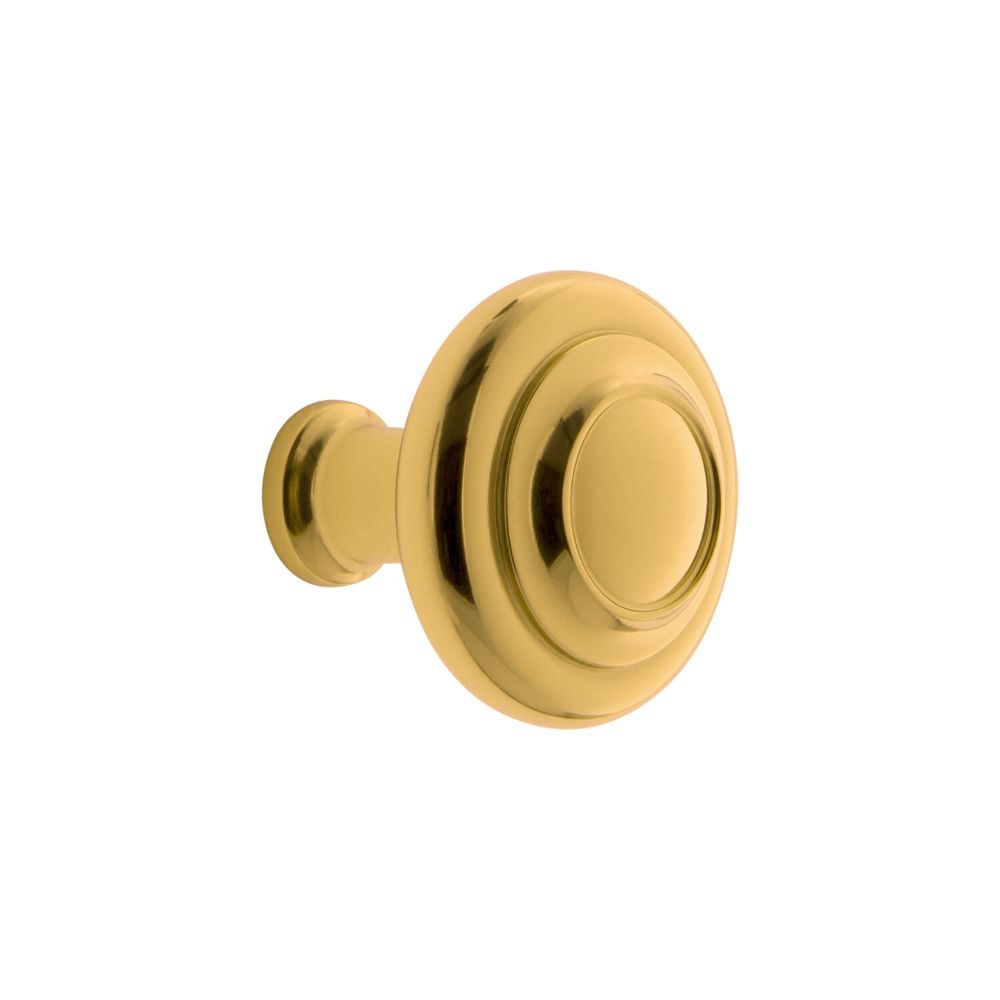 Grandeur CKBCIR Grandeur Circulaire 1-3/8” Cabinet Knob in Lifetime Brass