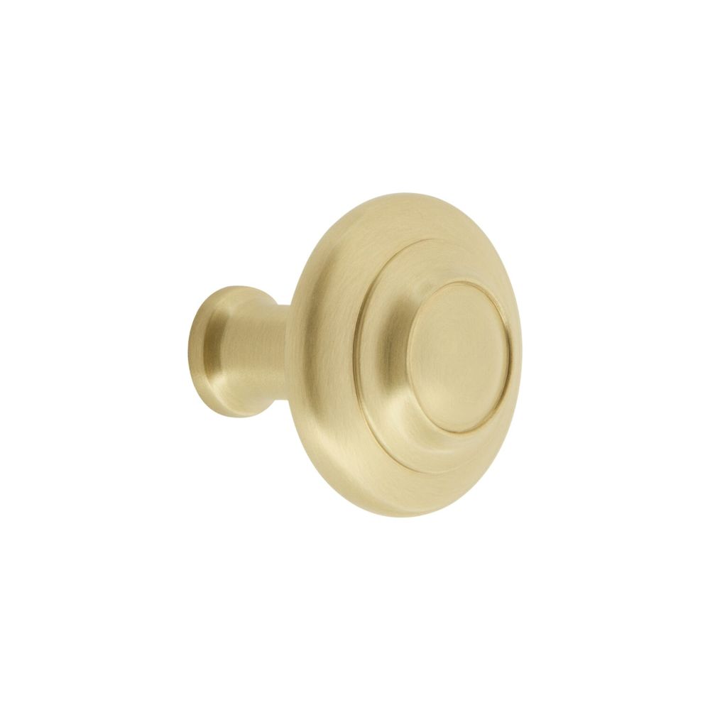 Grandeur CKBCIR Grandeur Circulaire 1-3/8” Cabinet Knob in Satin Brass