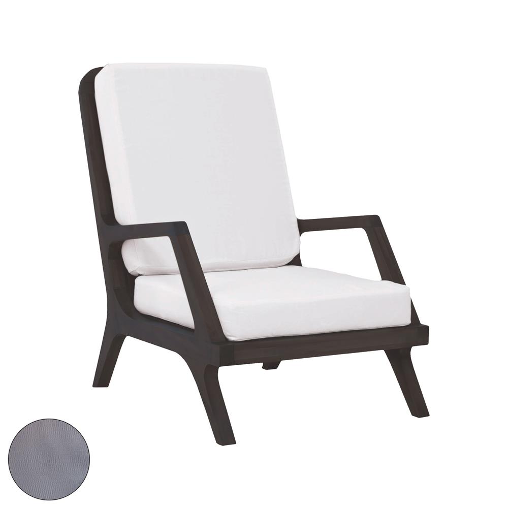 ELK Home 2317013S-GO Teak Garden Lounge Chair Cushions In Grey