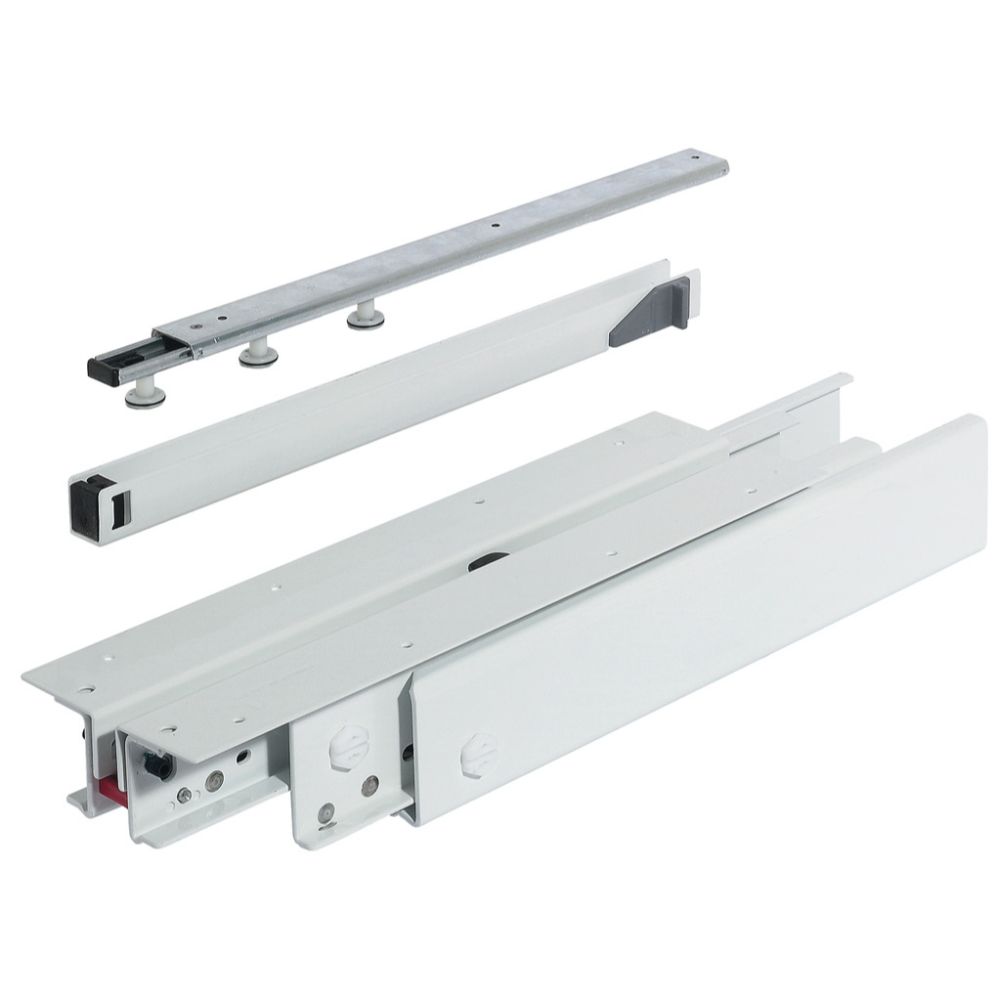 Hafele 421.50.766 Top/Bottom Mounted Pull-Out Cabinet Slide Full Extension 850mm