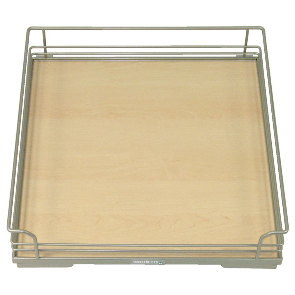 Hafele 547.12.814 Storage Tray for Internal Drawer Pull-Out with Maple Surround Shelf in Champagne