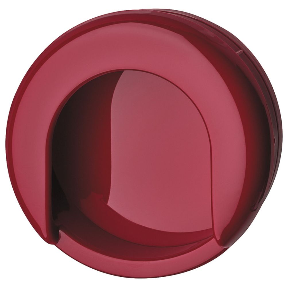 Hafele 158.75.033 Inset Handle Polyamide in Ruby Red