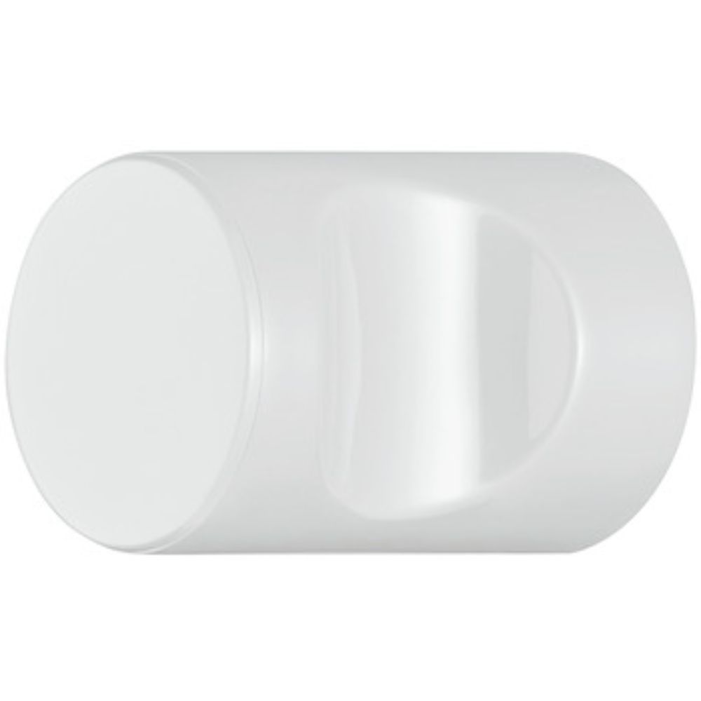 Hafele 139.00.398 Knob Polyamide with Recessed Grip Cylindrical Hewi in Signal White