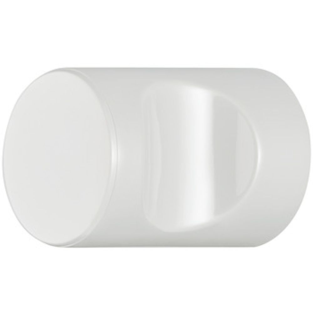Hafele 139.00.299 Knob Polyamide with Recessed Grip Cylindrical Hewi in Pure White