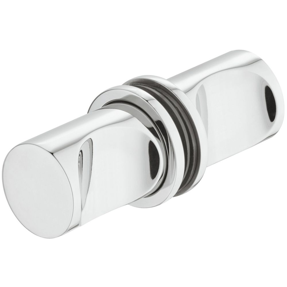 Hafele 981.52.109 Shower Knob Round in Polished Stainless Steel