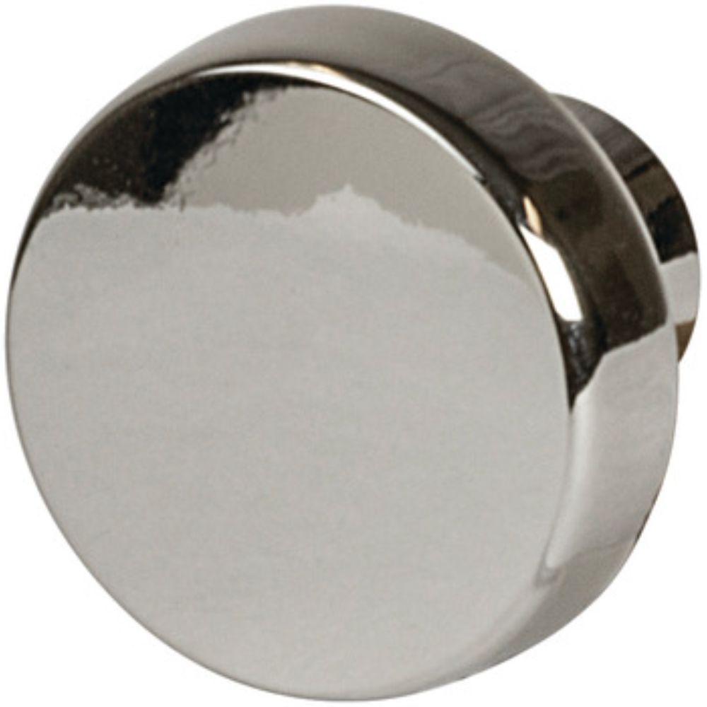 Hafele 133.53.069 Knob Zinc in Polished Nickel