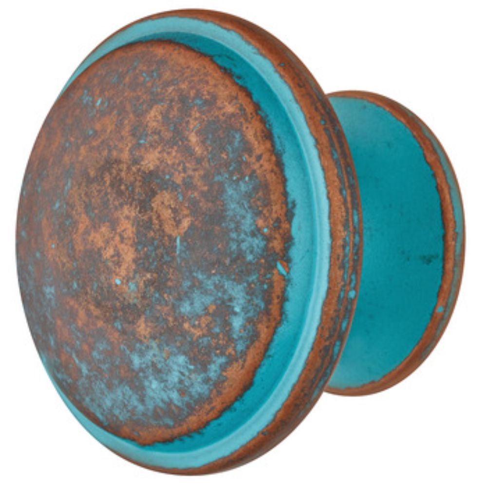 Hafele 134.09.001 Knob Zinc in Rustic Copper