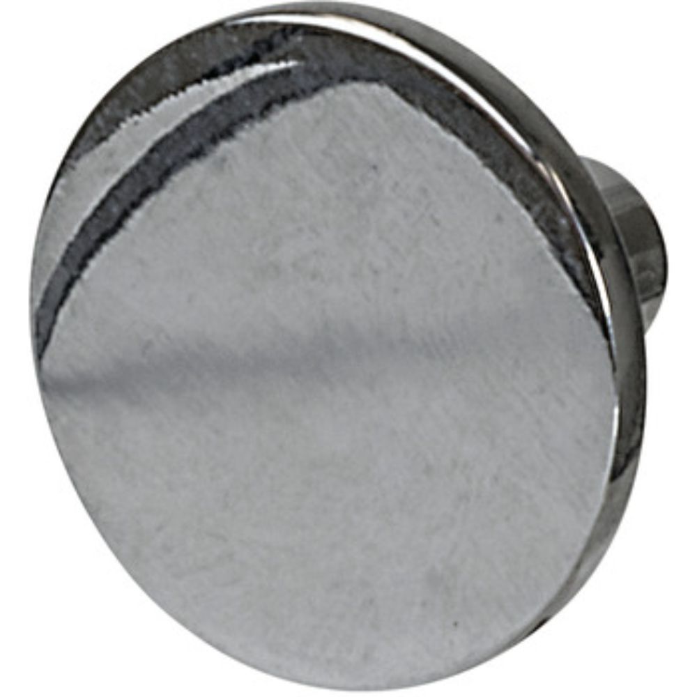 Hafele 111.95.170 Round Knob Zinc in Polished Chrome