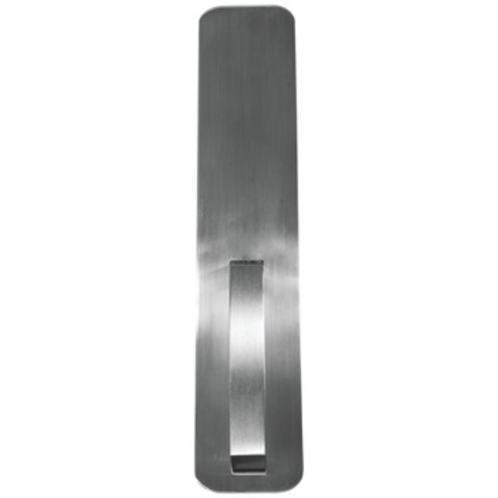 Hafele 911.79.488 Flat Top Plate Dummy Pull Plate in Satin Stainless Steel