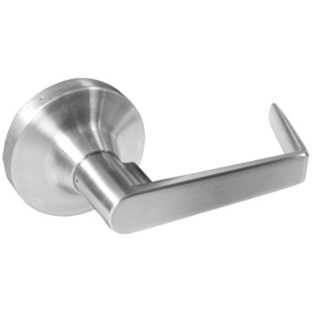 Hafele 911.79.504 Lever With Round Rose Pull When Device Dogged in Stainless Steel