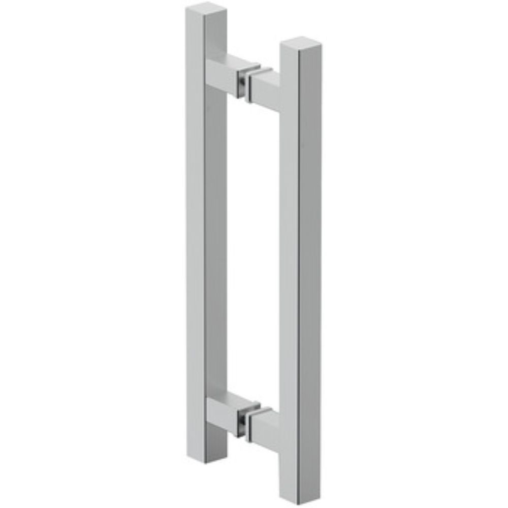 Hafele 905.01.121 Pull Handles Aluminum Two-Sided Square in Silver Colored Anodized