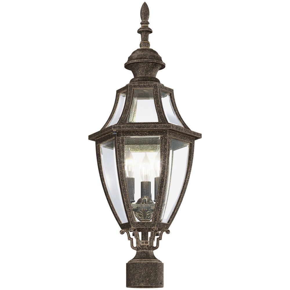 Hanover Lantern B13430-WBZ Augusta Medium Post Mount Light in Weathered Bronze