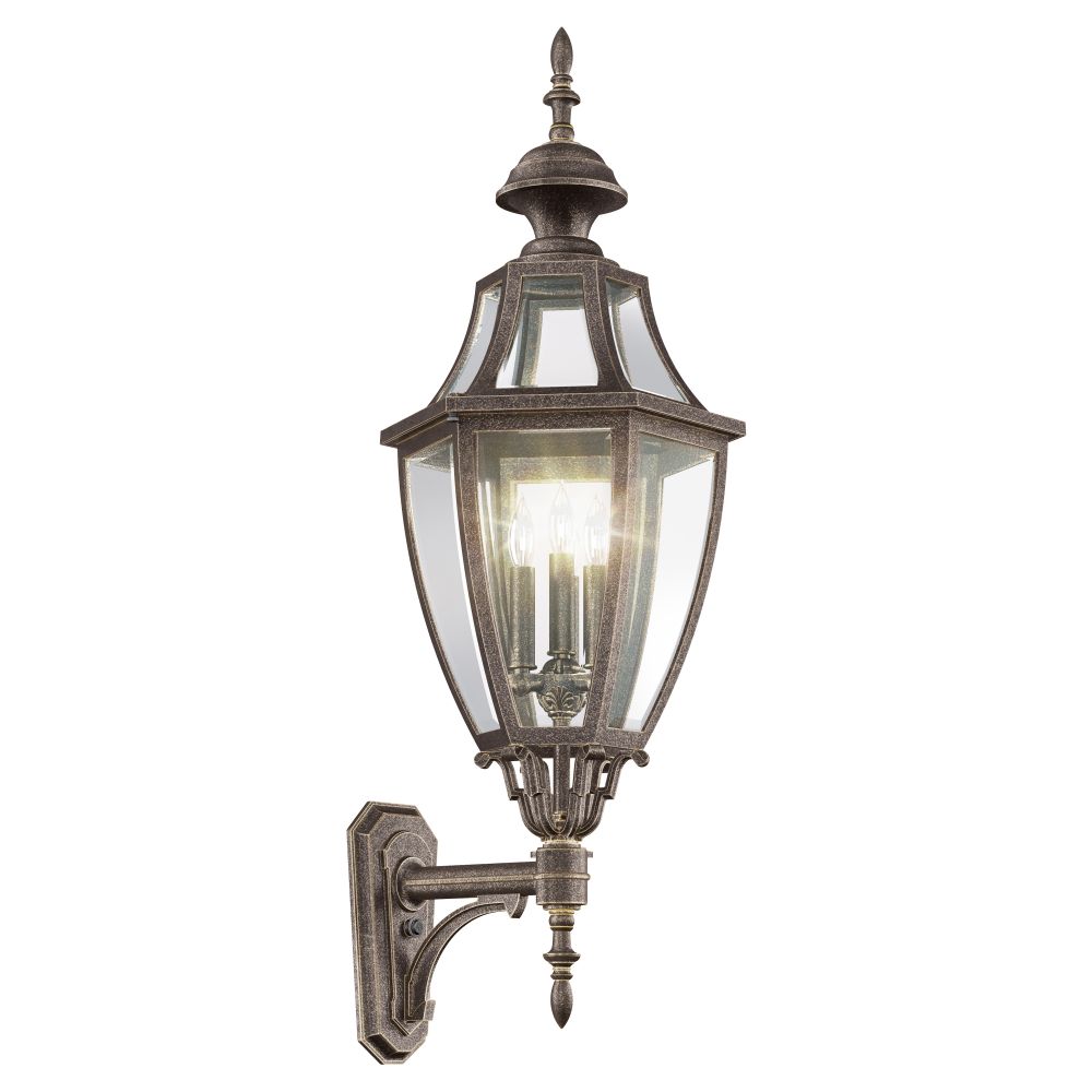 Hanover Lantern B13610-ABS Augusta Large Wall Lantern in Antique Brass