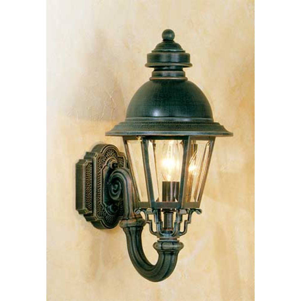 Hanover Lantern B51221-ABS South Bend Small Wall Lantern in Antique Brass