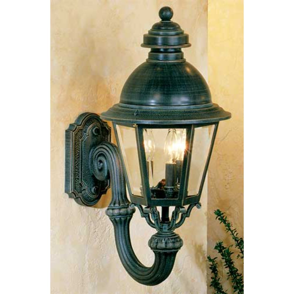 Hanover Lantern B51421-ABS South Bend Medium Wall Lantern in Antique Brass