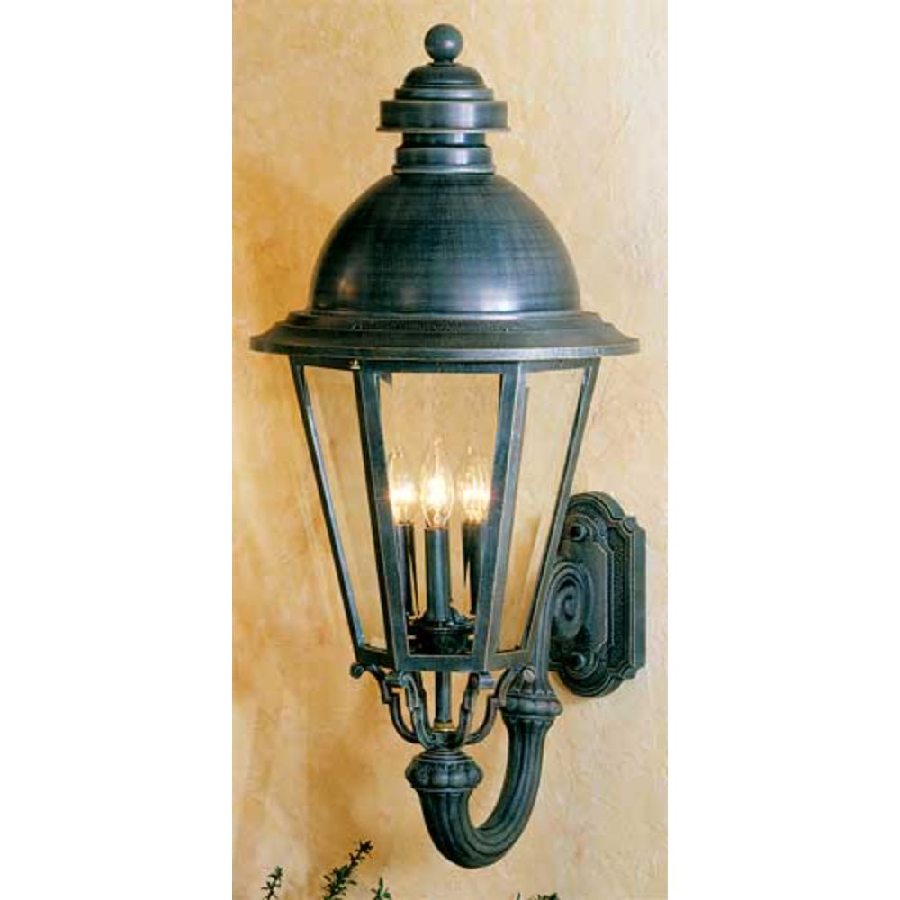 Hanover Lantern B51621-ABS South Bend Large Wall Lantern in Antique Brass