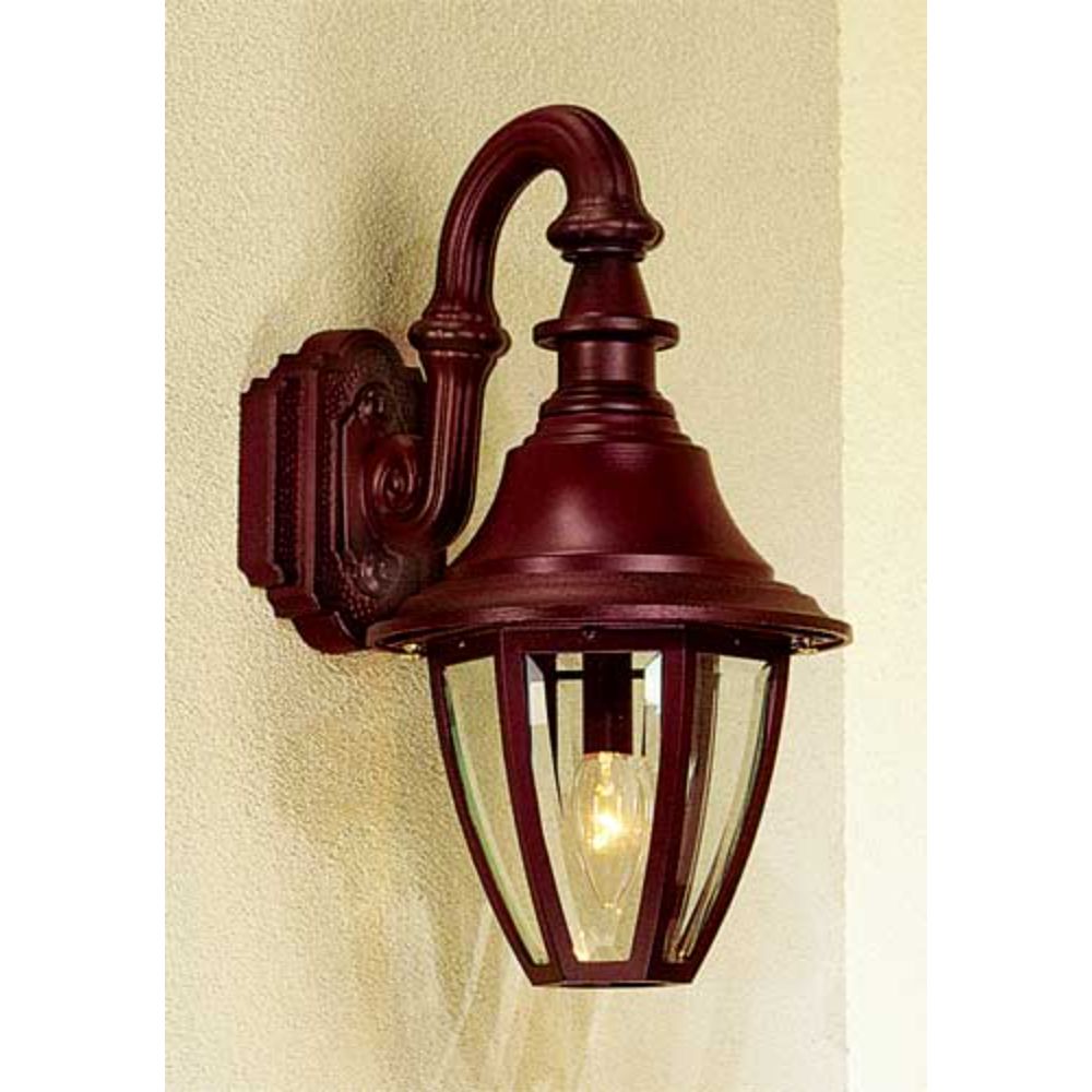 Hanover Lantern B52221-ABS Sufflolk Small Wall Lantern in Antique Brass