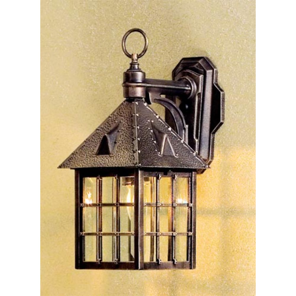 Hanover Lantern B8001-ABS Abington Small Wall Lantern in Antique Brass