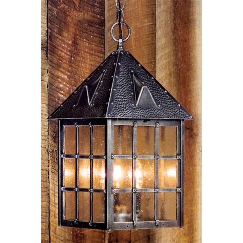 Hanover Lantern B8120-ABS Abington Large Chain Hung in Antique Brass