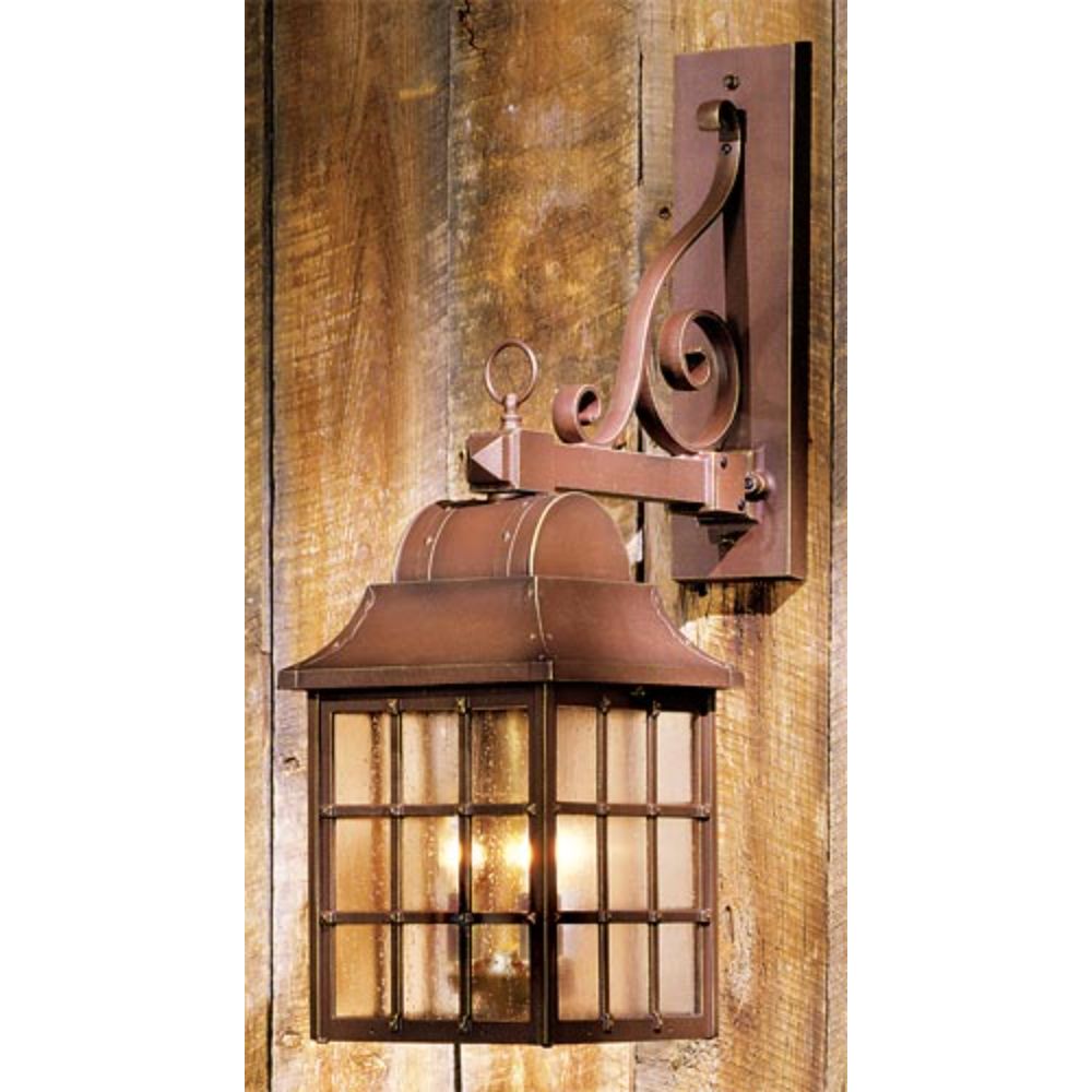 Hanover Lantern B8312RM-ABS Revere Large Wall Lantern in Antique Brass