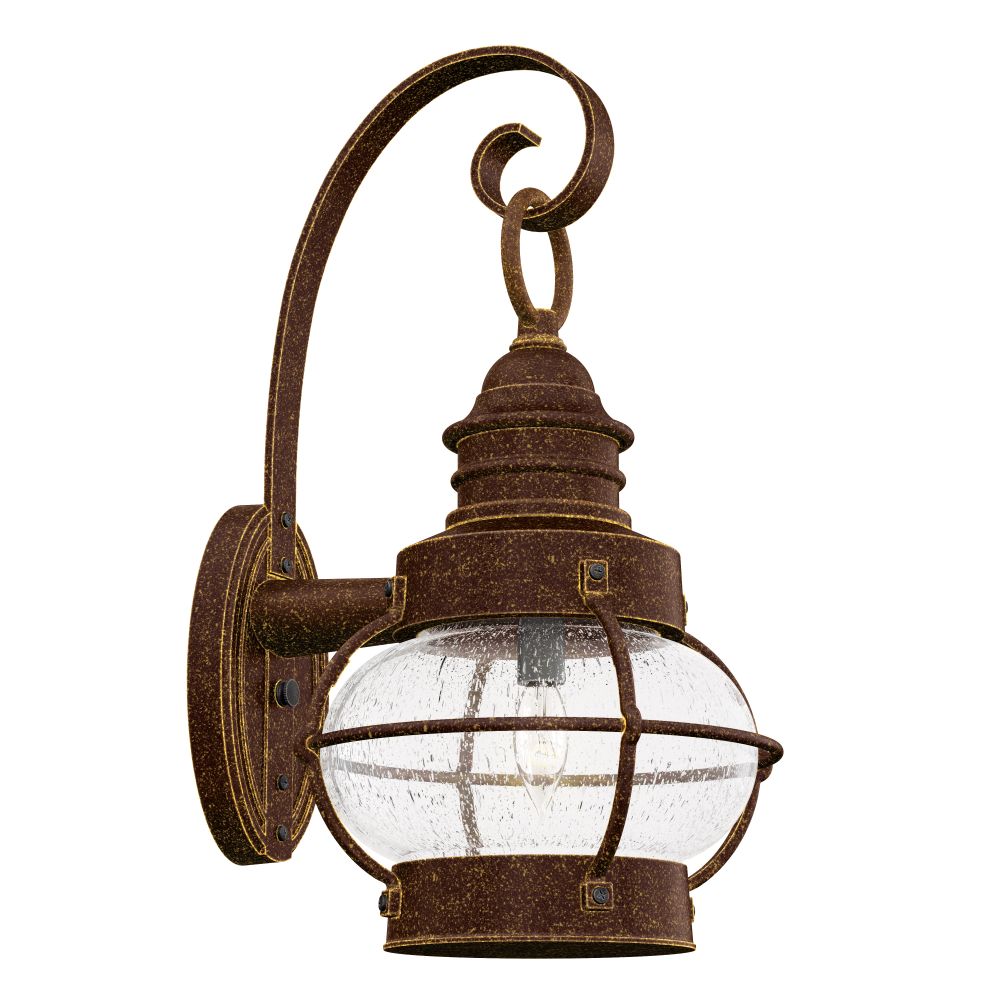 Hanover Lantern B8608-RBZ Bridgewater Small Wall Lantern in Rustic Bronze