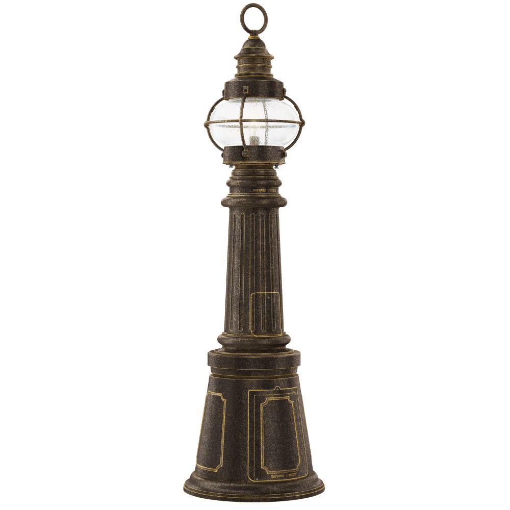 Hanover Lantern B8645-ABS Bridgewater Small Bollard in Antique Brass