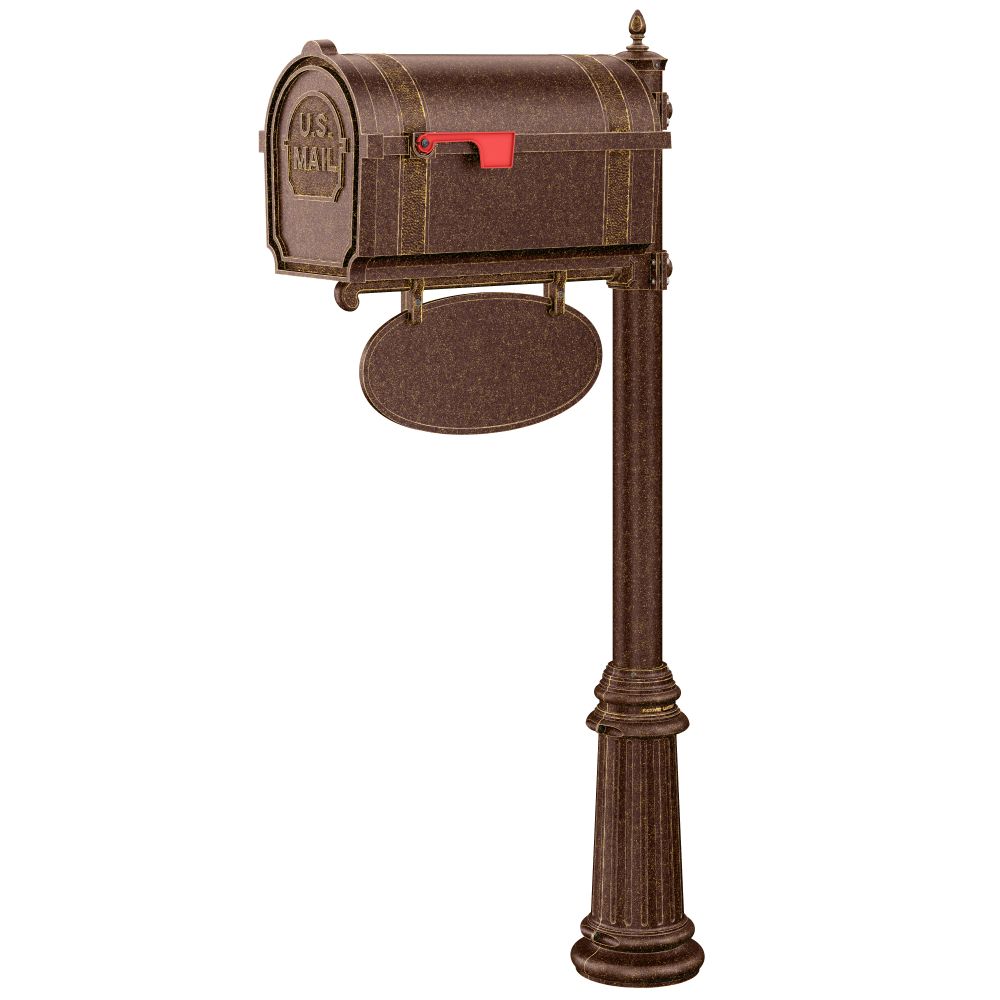 Hanover Lantern M134-RBZ Mailbox in Rustic Bronze