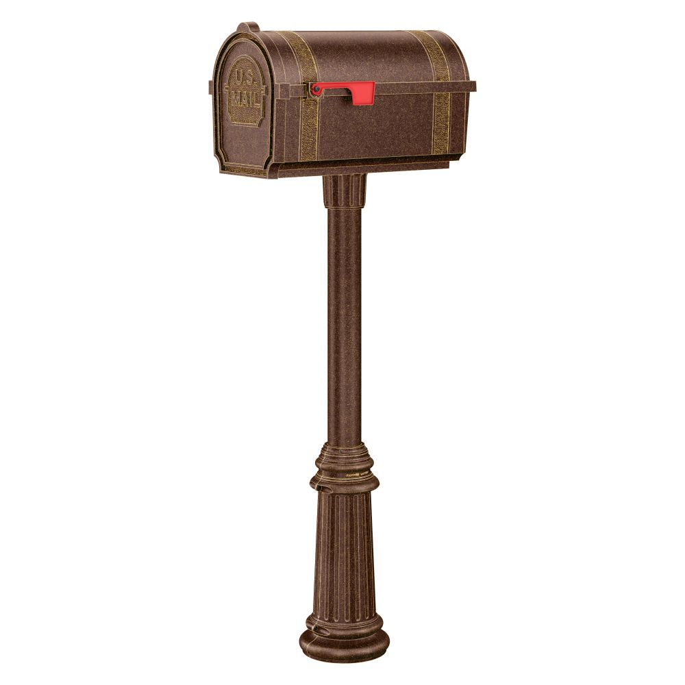 Hanover Lantern M60N-RBZ Mailbox in Rustic Bronze