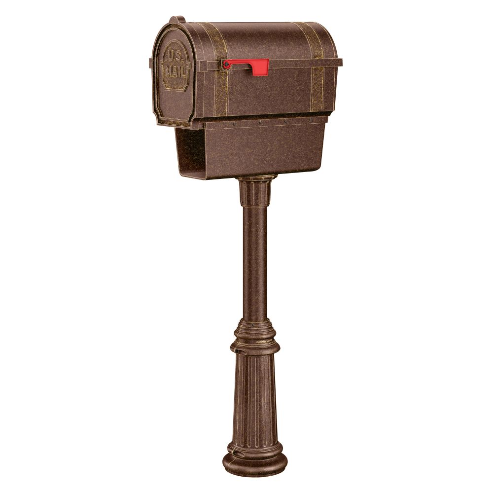 Hanover Lantern M61N-RBZ Mailbox in Rustic Bronze
