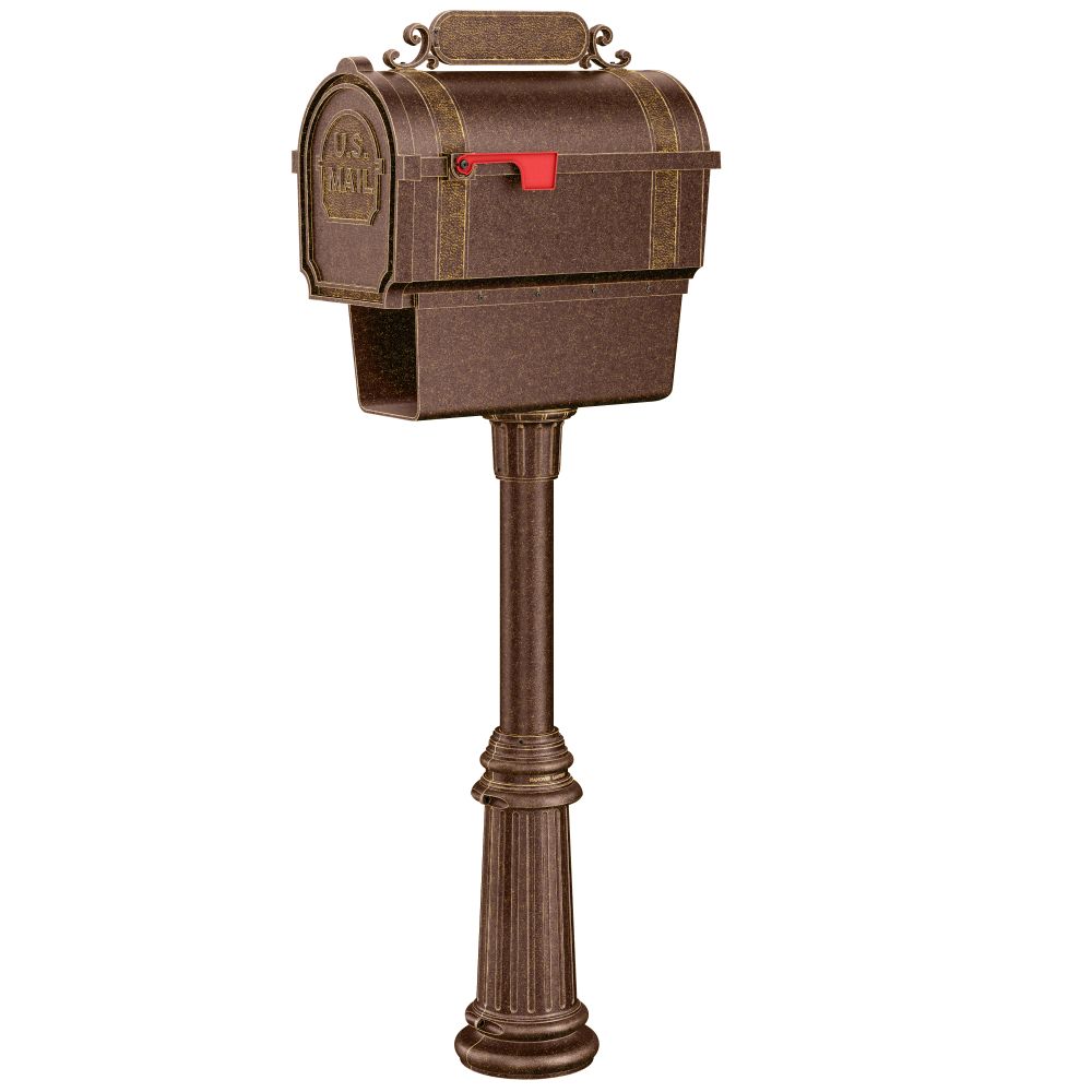 Hanover Lantern M61S-RBZ Mailbox in Rustic Bronze