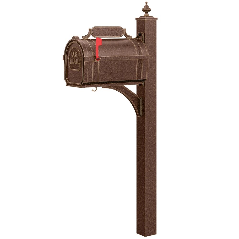 Hanover Lantern M80S-RBZ Mailbox in Rustic Bronze