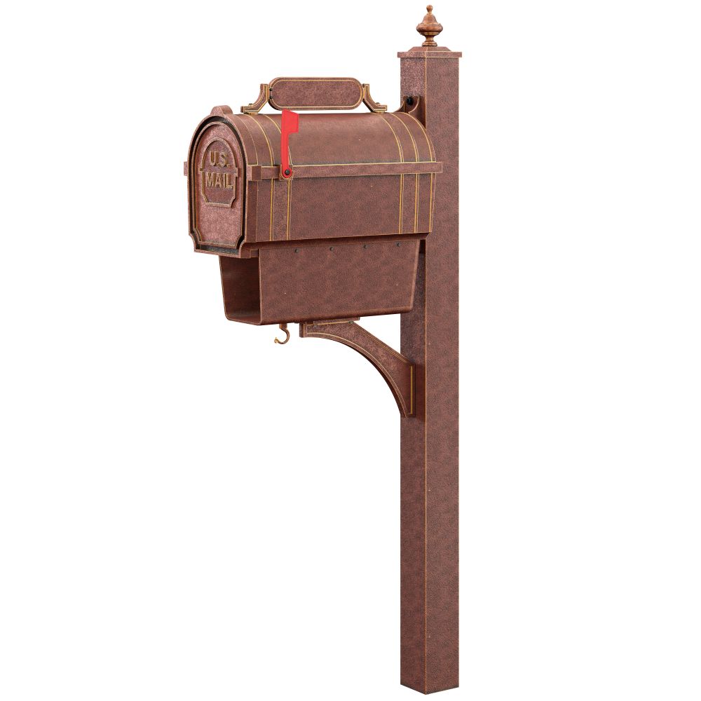Hanover Lantern M81-RBZ Mailbox in Rustic Bronze