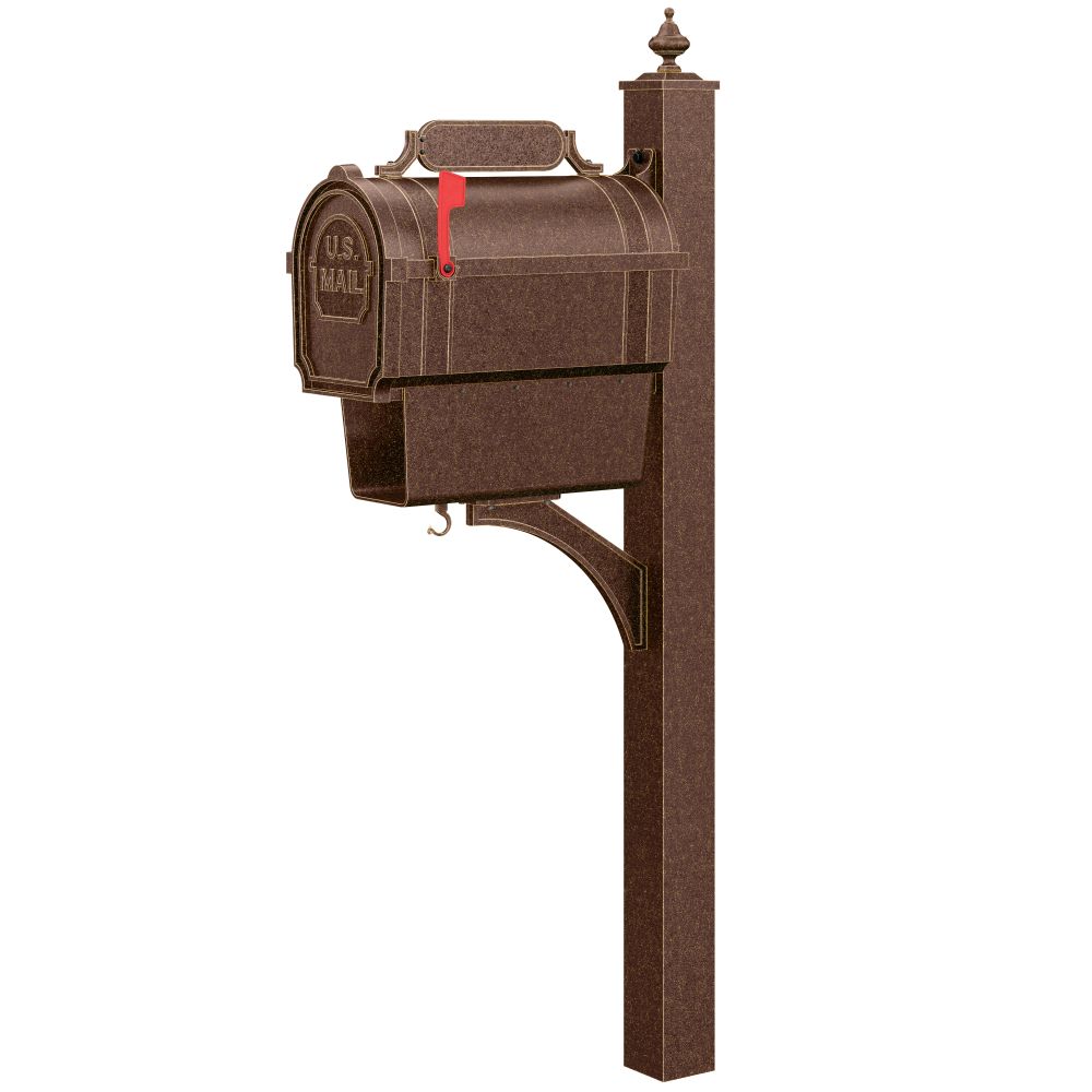 Hanover Lantern M81S-RBZ Mailbox in Rustic Bronze