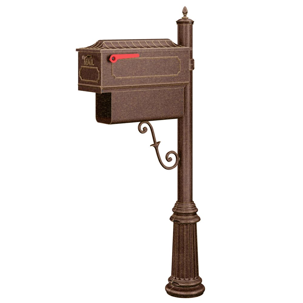 Hanover Lantern M96-RBZ Mailbox in Rustic Bronze