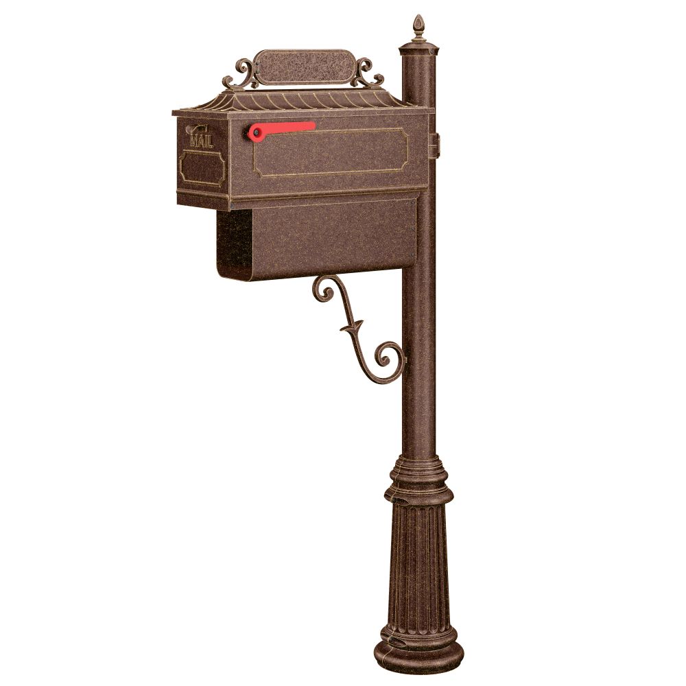 Hanover Lantern M96S-RBZ Mailbox in Rustic Bronze