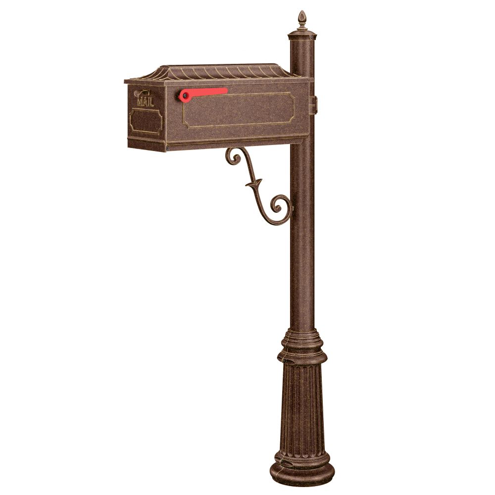 Hanover Lantern M97-RBZ Mailbox in Rustic Bronze