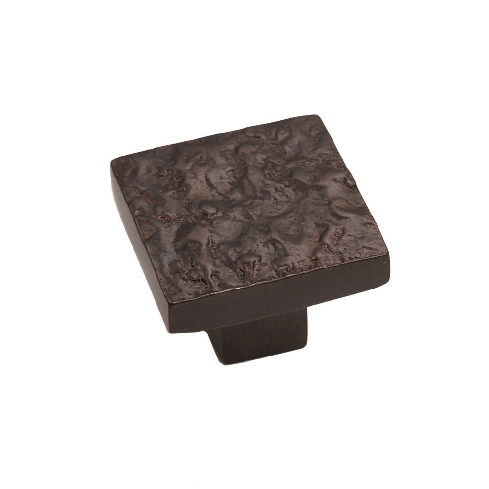 Hardware International 13-503-E Textured Square Knob in Espresso
