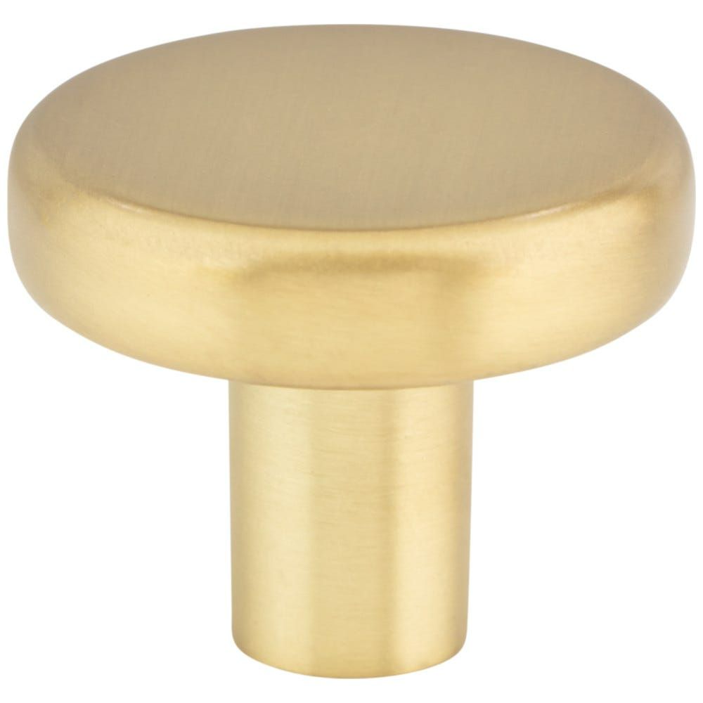 Elements by Hardware Resources 105BG Gibson 1-1/4" Diameter Cabinet Mushroom Knob in Brushed Gold