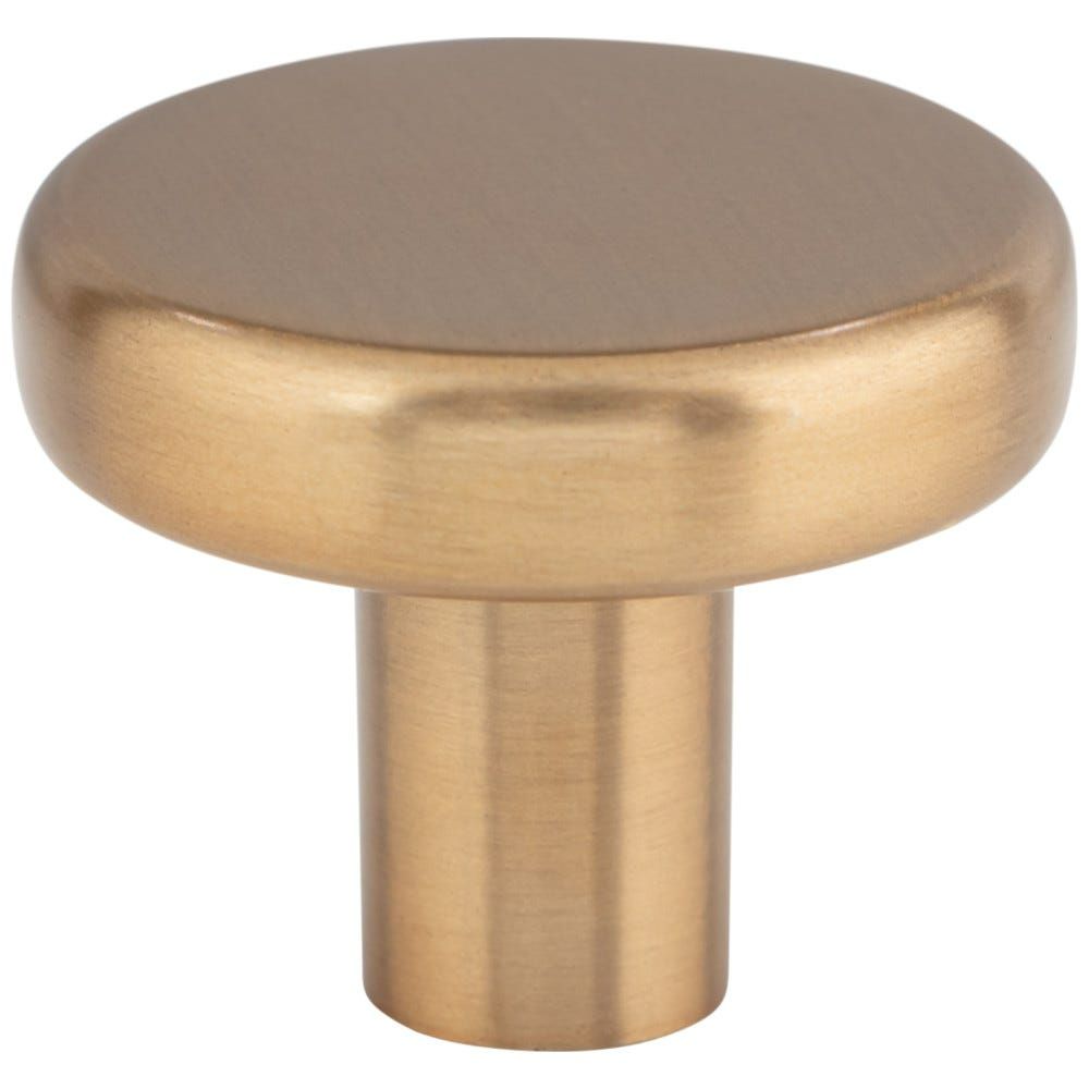 Elements by Hardware Resources 105SBZ Gibson 1-1/4" Diameter Cabinet Mushroom Knob in Satin Bronze