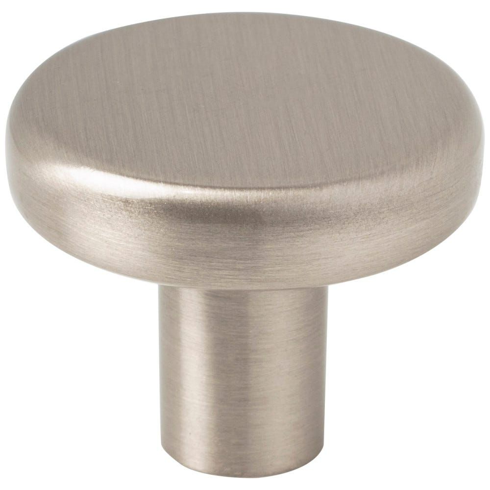 Elements by Hardware Resources 105SN Gibson 1-1/4" Diameter Cabinet Mushroom Knob in Satin Nickel